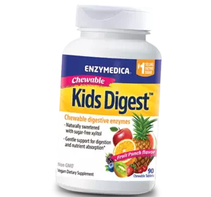 Комплекс ферментов для детей, Kids Digest, Enzymedica  90таб Фруктовый пунш (69466005)