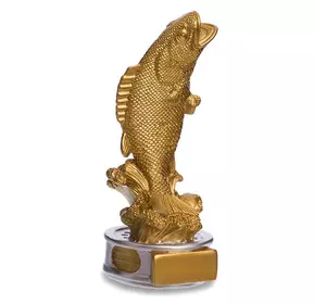 Статуэтка наградная спортивная Рыбалка Рыба C-2035-A5     Золотой (33508281)