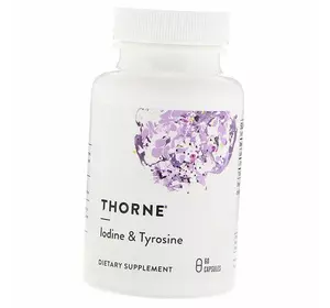 Йод и Тирозин, Iodine & Tyrosine, Thorne Research  60капс (36357102)