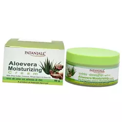 Увлажняющий крем для лица, Aloe Vera Moisturizing Cream, Patanjali  50г  (43635029)