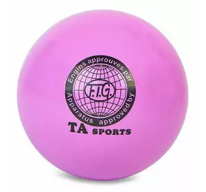 Мяч для художественной гимнастики TA Sports BA-GB75    Фиолетовый (60508023)