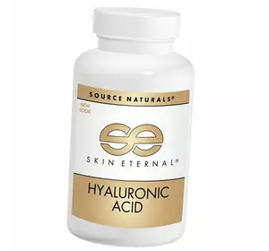 Гиалуроновая кислота и Коллаген, Skin Eternal Hyaluronic Acid, Source Naturals  60таб (68355003)