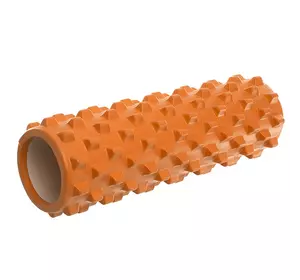 Роллер для йоги и пилатеса FI-6672 FDSO   45см Оранжевый (33508026)