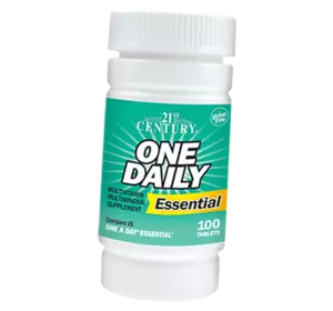 Ежедневные Мультивитамины, One Daily Essential, 21st Century  100таб (36440024)