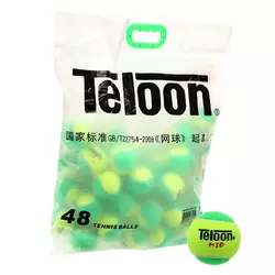 Мяч для большого тенниса Kids Mid Stage-1 Teloon   Зелено-салатовый 48шт (60496048)
