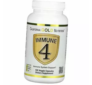 Витамины для иммунитета, Immune 4, California Gold Nutrition  180вегкапс (36427008)