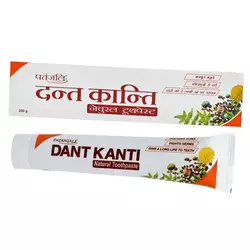 Натуральная зубная паста, Dant Kanti Natural Toothpaste, Patanjali  200г  (43635011)