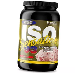 Изолят Сывороточного Протеина, ISO Sensation, Ultimate Nutrition  910г Клубника (29090001)