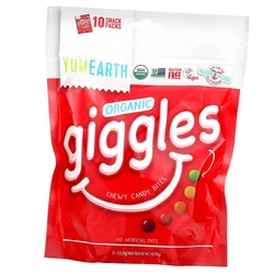 Органические конфеты, Organic Giggles Packs, YumEarth  142г Ассорти (05608013)