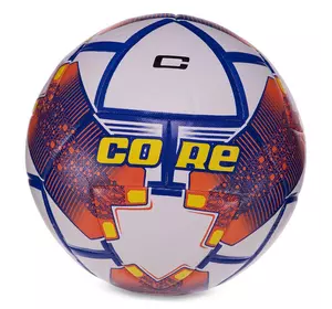 Мяч футбольный Hybrid Shiny Fighter FB-3136 Core  №5 Бело-сине-оранжевый (57568007)