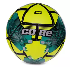 Мяч футбольный Hybrid Shiny Fighter FB-3136 Core  №5 Желто-черно-зеленый (57568007)