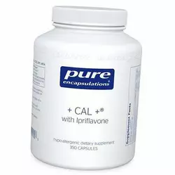 Витамины при остеопорозе, CAL with Ipriflavone, Pure Encapsulations  350капс (36361107)