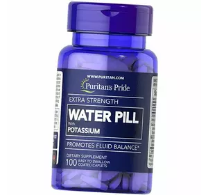 Поддержка водного баланса, Extra Strength Water Pill, Puritan's Pride  100каплет (71367104)