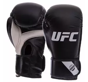 Перчатки боксерские PRO Fitness UHK-75027 UFC  12oz Черный (37512003)