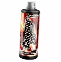 Карнитин для похудения в жидкой форме, L-Carnitine Pro Liquid, IronMaxx  1000мл Клубника (02083005)