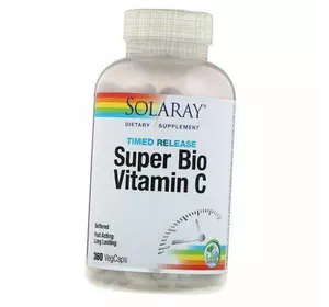 Витамин С, Super Bio Vitamin C, Solaray  360вегкапс (36411046)
