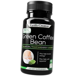 Экстракт зеленых кофейных зерен, Green Coffee Bean, Earth's Creation  60капс (02604002)