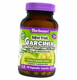 Гарциния камбоджийская, Garcinia Super Fruit, Bluebonnet Nutrition  90вегкапс (02393002)