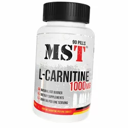 Карнитин Тартрат для похудения, L-Carnitine 1000, MST  90таб (02288009)