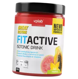 Спортивный Напиток, Изотоник, FitActive Isotonic Drink, VP laboratory  500г Тропические фрукты (15099001)