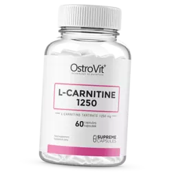 Тартрат Карнитина в капсулах, L-carnitine 1250, Ostrovit  60капс (02250013)