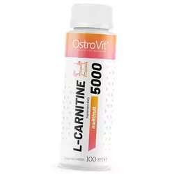 Карнитин Жидкий, L-carnitine 5000 Shot, Ostrovit  100мл Мультифрукт (02250026)