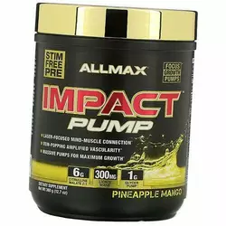 Комплекс перед тренировкой для пампинга, Impact Pump, Allmax Nutrition  360г Ананас-манго (11134003)