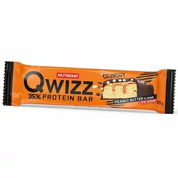Белковый Батончик, Qwizz Protein Bar, Nutrend  60г Арахисовое масло (14119021)