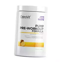 Предтренировочная добавка, Pump pre-workout formula, Ostrovit  500г Лимон (11250001)