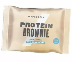 Протеиновое пирожное, Protein Brownie, MyProtein  75г Белый шоколад (14121008)