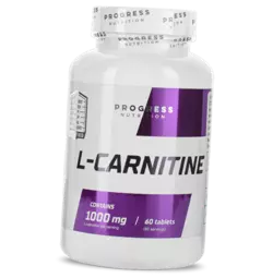 Л Карнитин Тартрат, L-carnitine, Progress Nutrition  60таб (02461001)