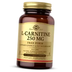 Л Карнитин в свободной форме, L-Carnitine 250, Solgar  90вегкапс (02313007)