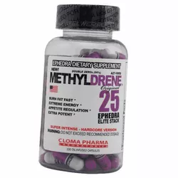 Комплексный Жиросжигатель, Methyldrene 25 Elite, Cloma Pharma  100капс (02081005)