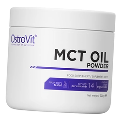 Порошок MCT Масла, MCT Oil Powder, Ostrovit  200г Без вкуса (74250001)