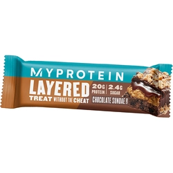 Батончик углеводно-протеиновый, Layered Protein Bar, MyProtein  60г Шоколадное мороженое (14121010)