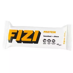 Батончик Протеиновый, Protein Bar, FIZI  45г Лесной орех-шоколад (14620001)