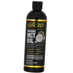 Органическое масло МСТ, Sports Organic MCT Oil, California Gold Nutrition  355мл (74427001)