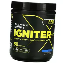Комплекс перед тренировкой, Igniter, Allmax Nutrition  320г Голубая малина (11134006)