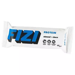 Батончик Протеиновый, Protein Bar, FIZI  45г Миндаль-шоколад (14620001)