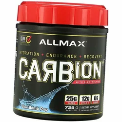 Углеводы с Электролитами для восстановления, Carbion+, Allmax Nutrition  725г Голубая малина (15134001)