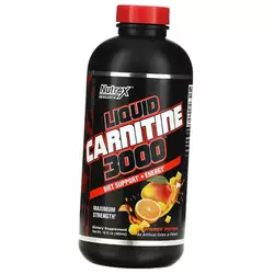 Жидкий Карнитин Концентрат, Liquid Carnitine 3000, Nutrex  480мл Апельсин-манго (02152014)
