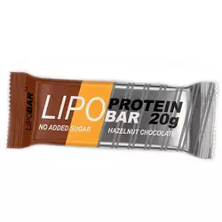 Протеиновый батончик, Protein Bar, LipoBar  50г Фундук-шоколад (14627001)