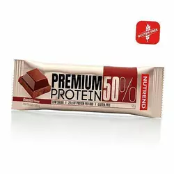 Протеиновый батончик с низким содержанием сахара, Premium Protein 50 bar, Nutrend  50г Шоколад (14119017)