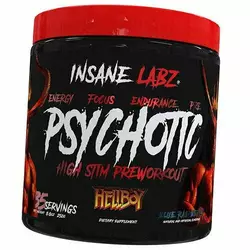 Предтренировочный комплекс, Psychotic Hellboy Edition, Insane Labz  250г Вишневый лимонад (11059012)