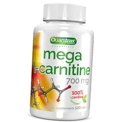 Карнитин Тартрат в капсулах, Mega L-Carnitine 700, Quamtrax  120капс (02582003)