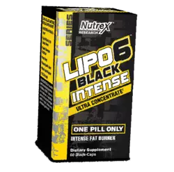 Интенсивный Жиросжигатель, Lipo-6 Black Intense Ultra concentrate, Nutrex  60капс (02152019)