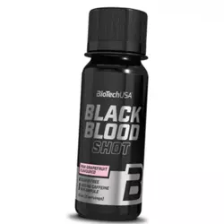 Предтреник порционный, Black Blood Shot, BioTech (USA)  60мл Розовый грейпфрут (11084009)
