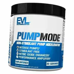 Предтрен для пампа, Pumpmode Powder, Evlution Nutrition  125г Без вкуса (11385003)