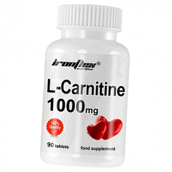 L-Карнитин Тартрат, L-Carnitine 1000, Iron Flex  90таб (02291002)