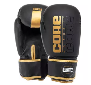 Перчатки боксерские BO-8540 Core  8oz Черно-золотой (37568006)